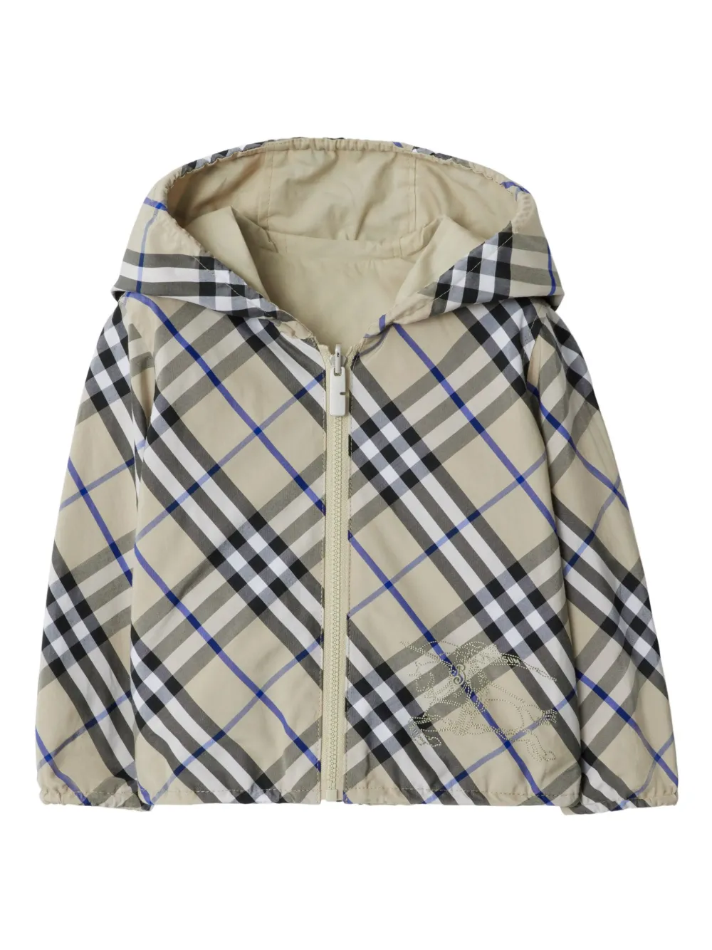

Двусторонняя куртка в клетку BURBERRY KIDS, нейтральный