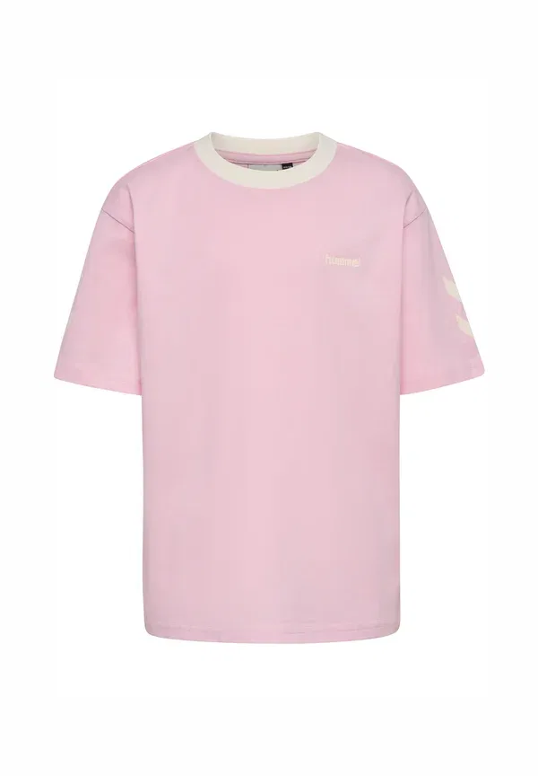 Футболка Hummel Hmljr loose chevron t-shirt ss print t-shirt, розовый