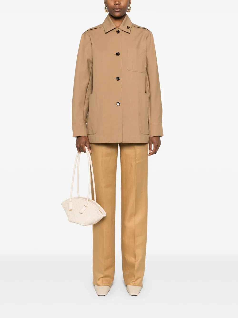 Брюки Aversa MAX MARA, коричневый — фото 2