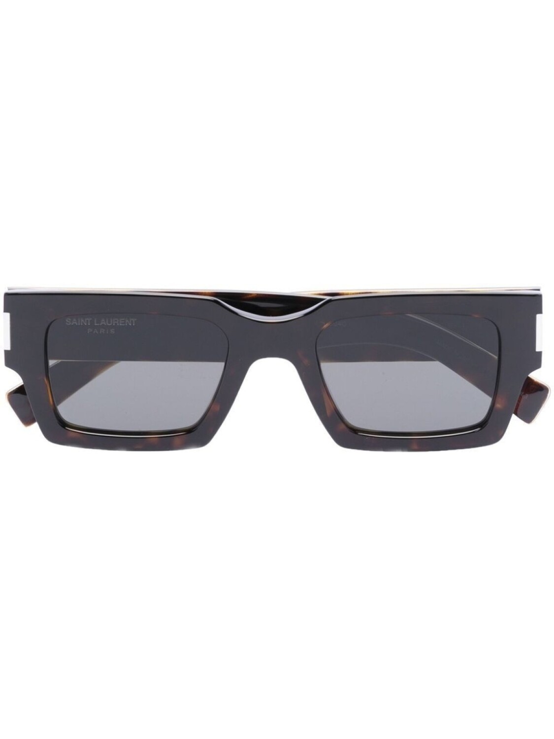 

Солнцезащитные очки Core в квадратной оправе Saint Laurent Eyewear, коричневый