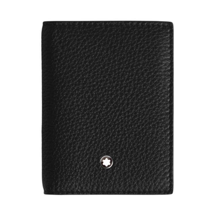 

Montblanc Мужской держатель для карт из коровьей кожи, черный