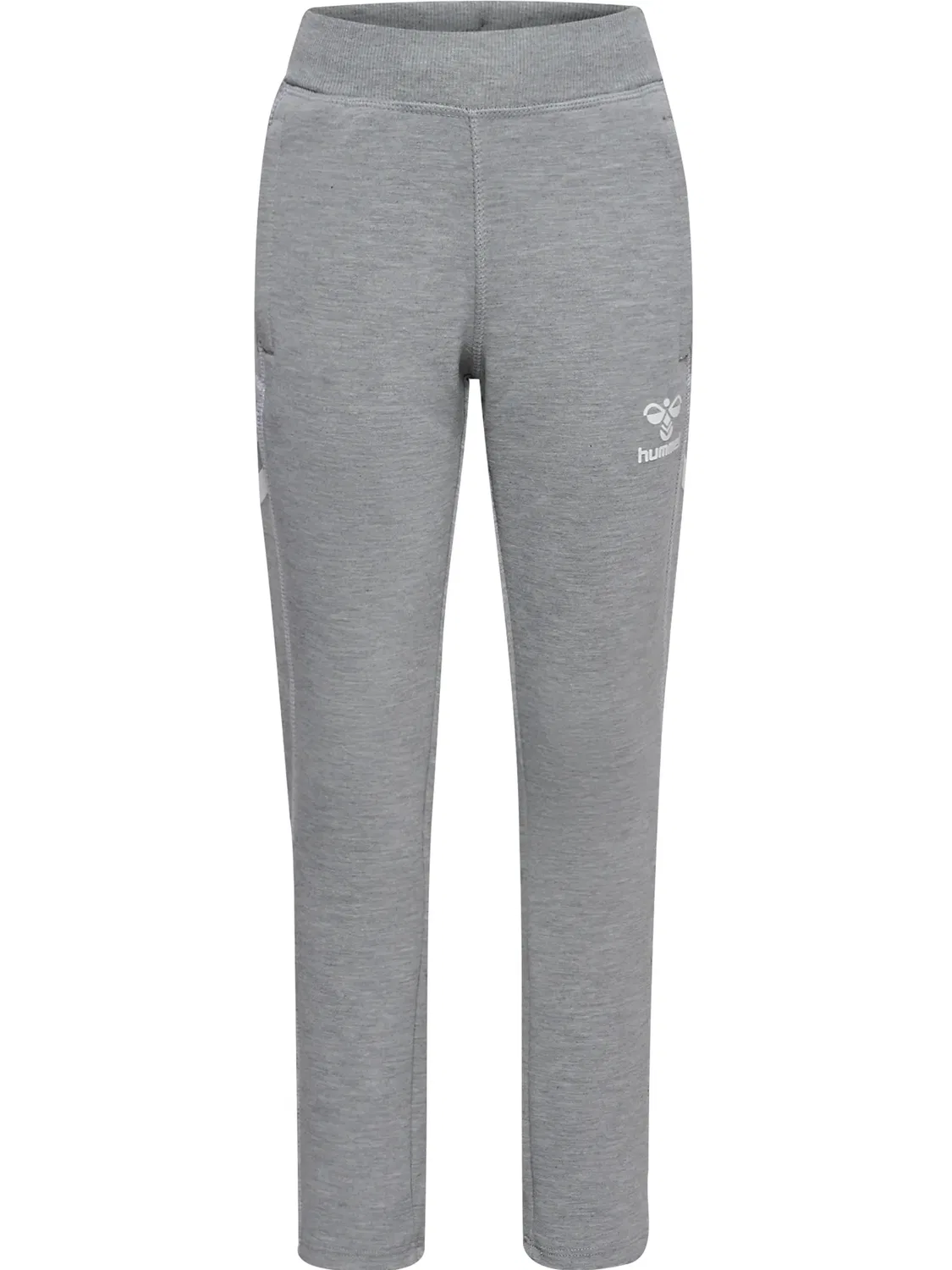 Спортивные брюки, мягкие и удобные, Hummel, серый меланж