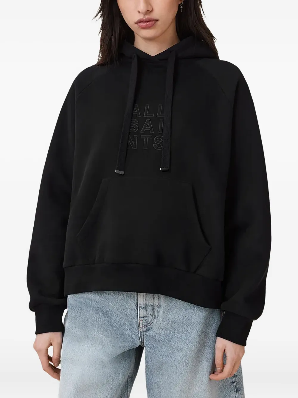 

Толстовка с вышитым логотипом AllSaints, черный