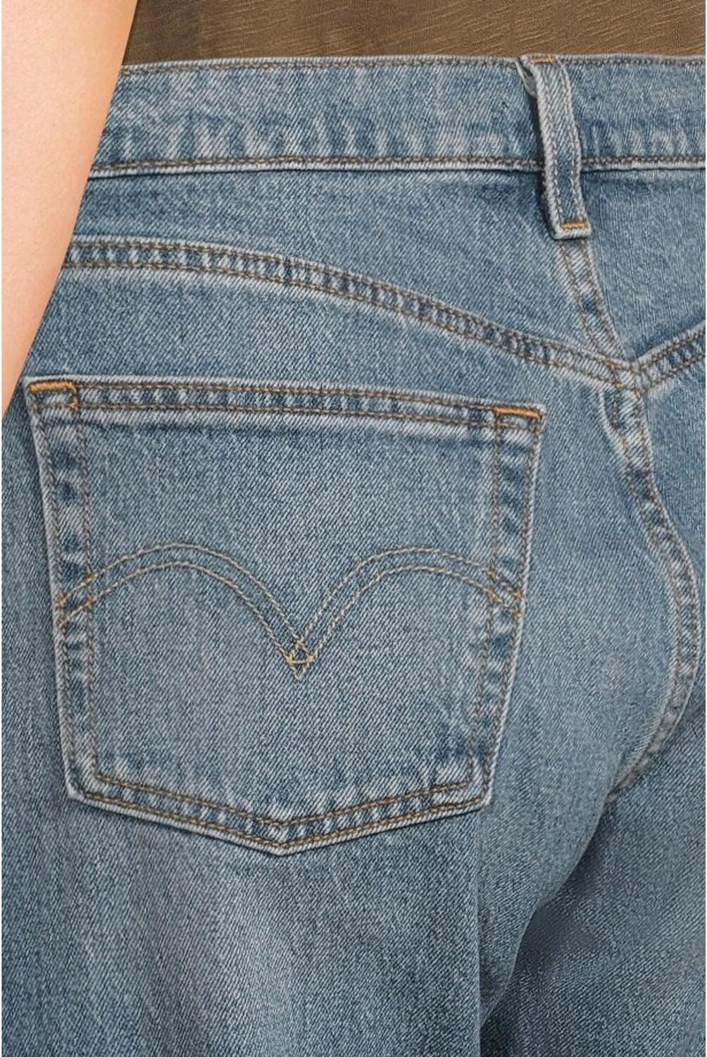 Джинсы Levi's Womens 501 Crop, цвет Weather Now — фото 4