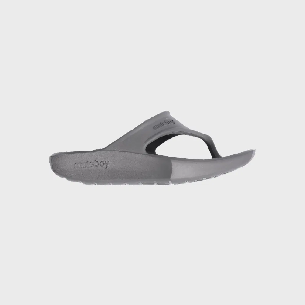 Мужские вьетнамки Square X Flipflop Mid Gray от Muleboy — фото 3
