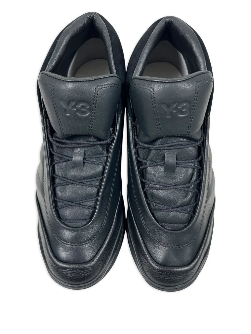 Кожаные кроссовки на шнуровке GSG9 2.0 Y-3 ADIDAS, черный — фото 3