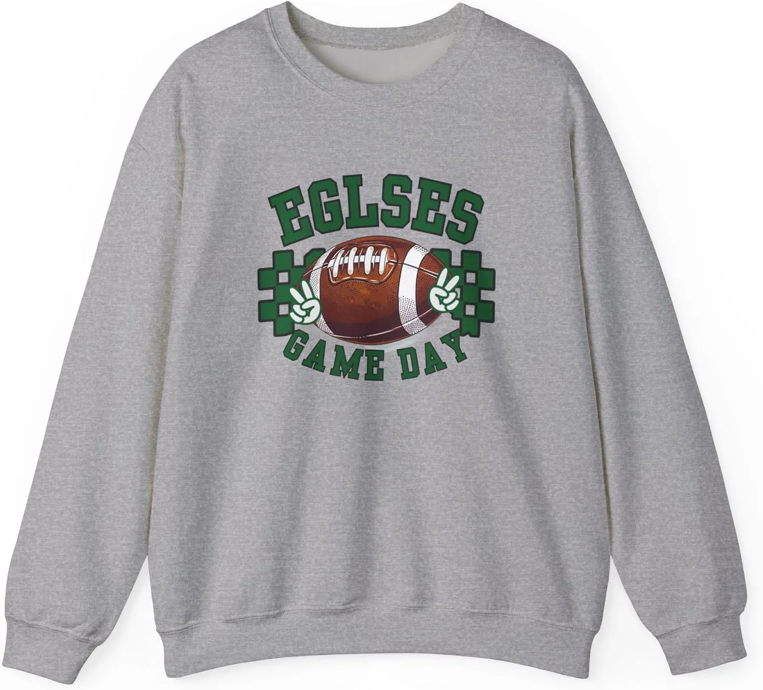Толстовка Funny Eglses, Unisex Crewneck Sweatshirt — фото 3