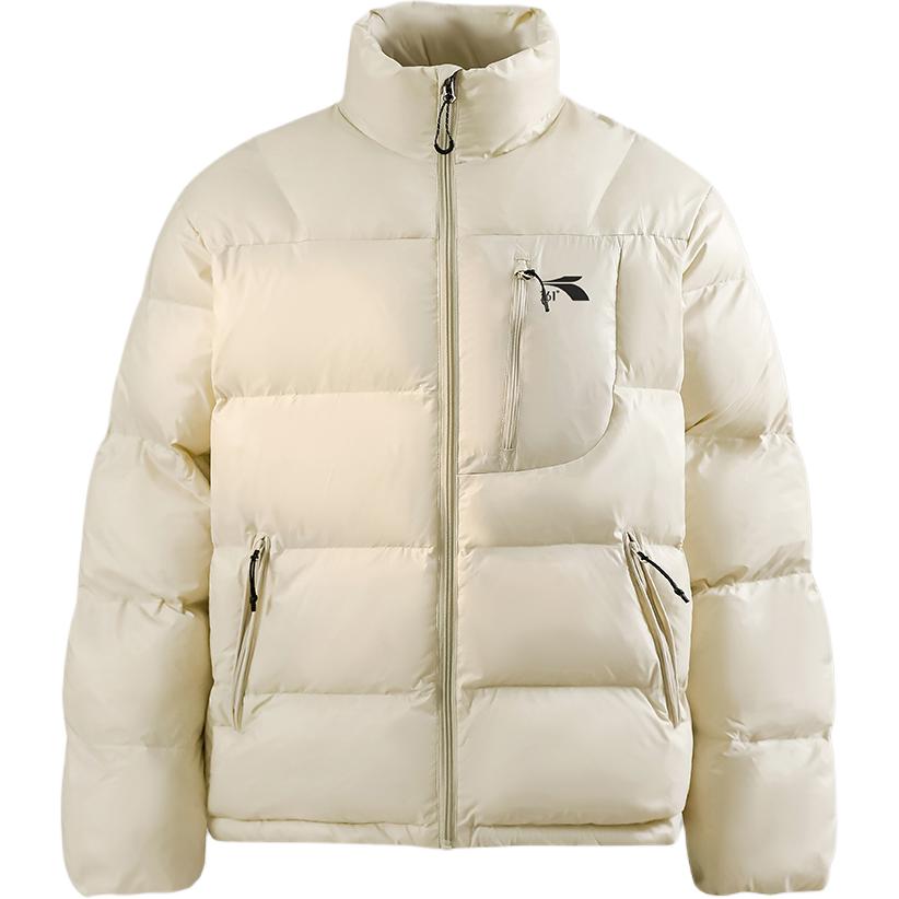 

361° Пуховик Unisex Sand Brown White Stand Collar утепленный