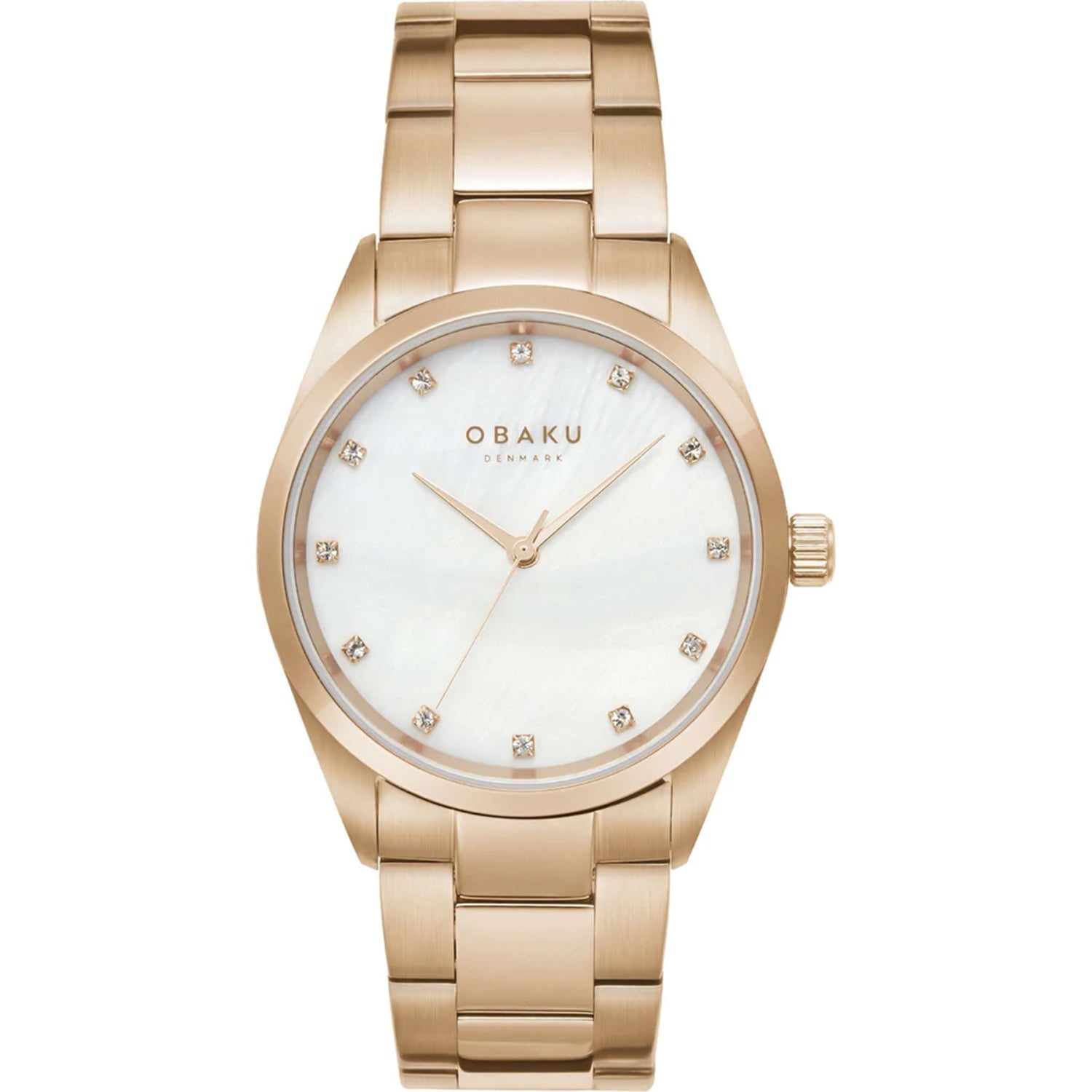 

Obaku женские классические часы с белым циферблатом