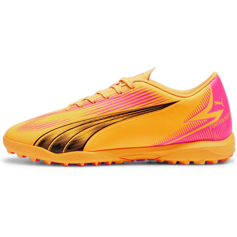 Футбольные бутсы Ultra Play TT для игры на хард-корте Puma, цвет sun stream-puma black-sunset g — фото 4