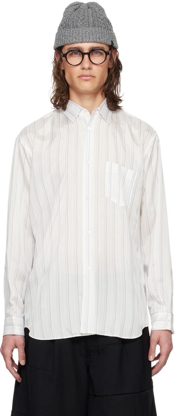 

Белая рубашка Comme des Garcons Shirt, Stripe