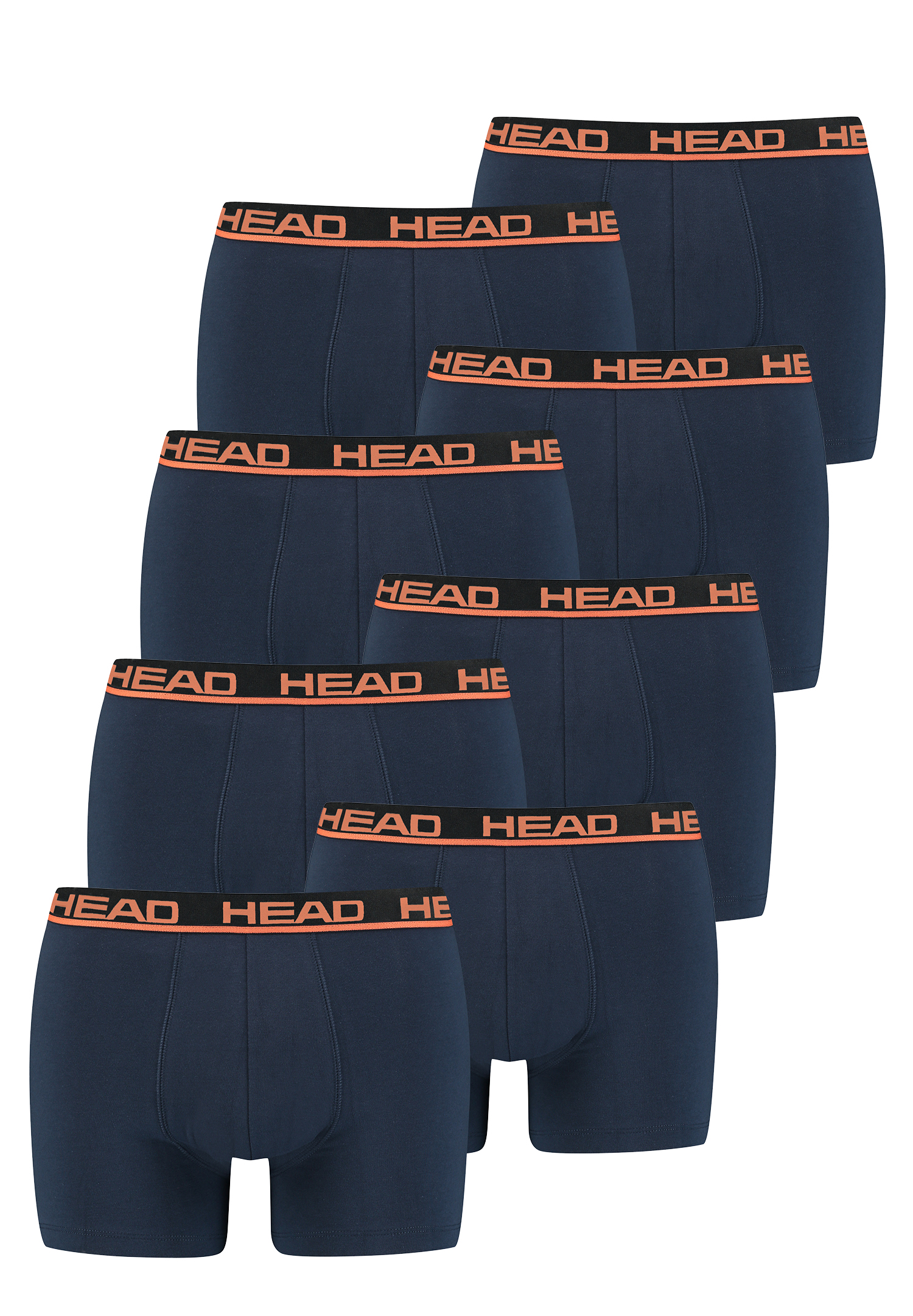 

Боксеры HEAD Boxershorts Head Basic Boxer 8P, цвет 010 - Blue / Orange