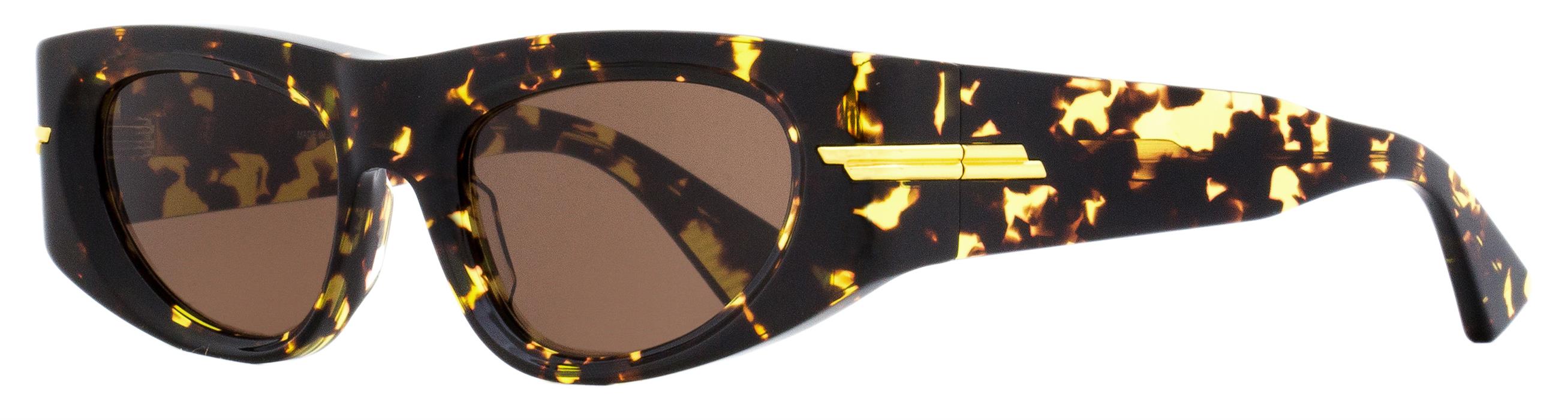 

Солнцезащитные очки женские Bottega Veneta «кошачий глаз» BV1144S 002 Blonde Havana 51 мм