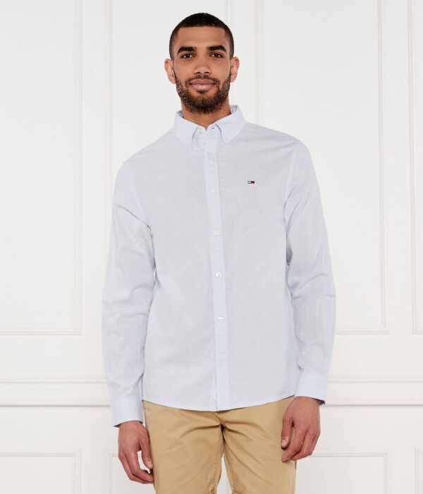 

Рубашка Regular fit Tommy Jeans, синий