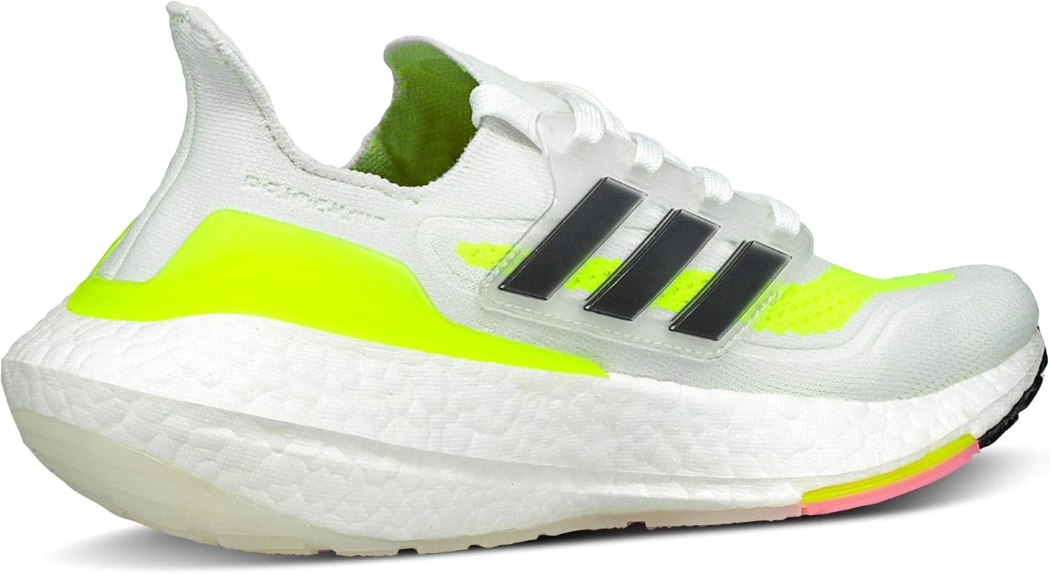 Мужские кроссовки Adidas Ultraboost 21, белый/синий/желтый — фото 4