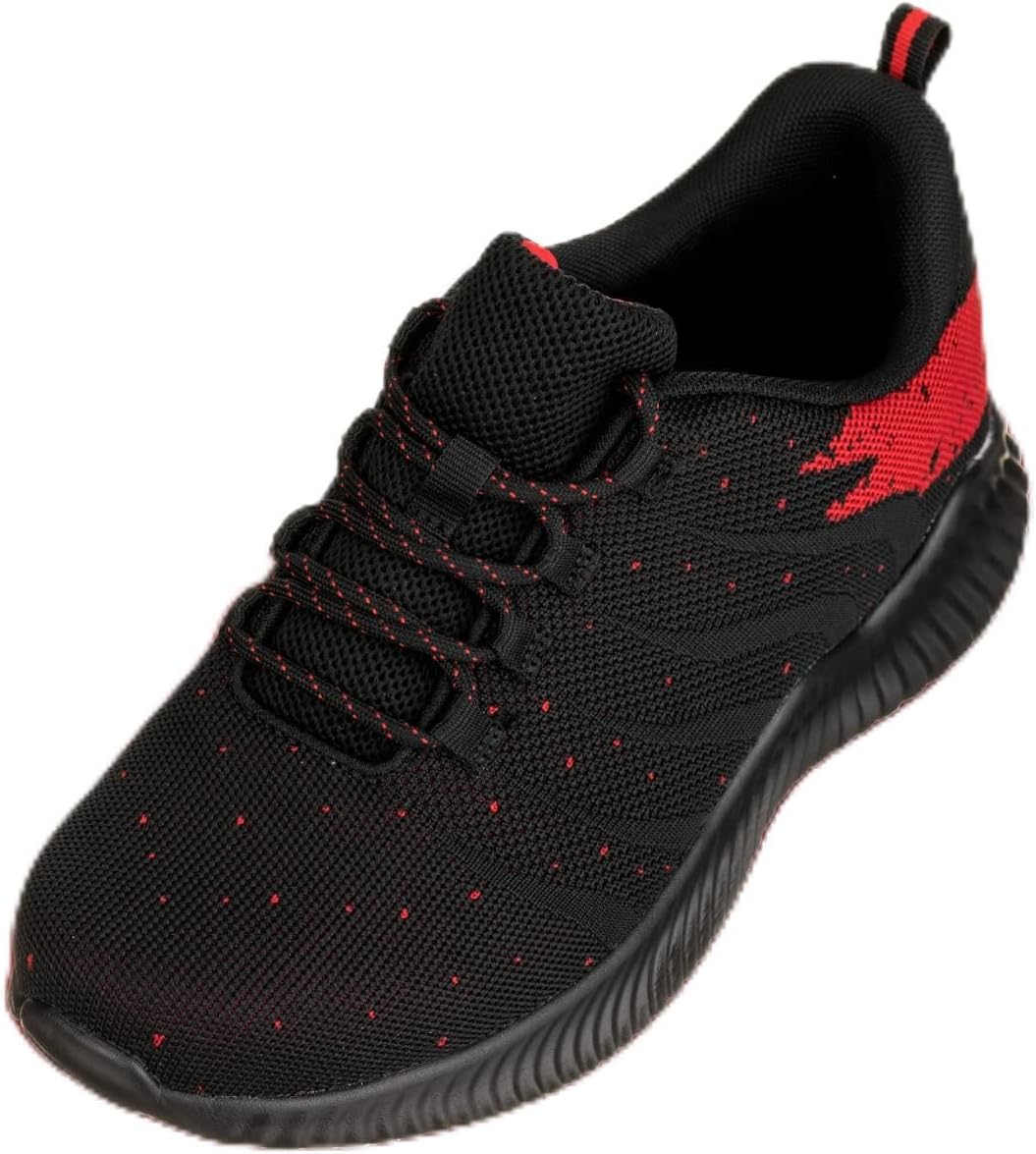 

Мужские невидимые туфли-лифтеры CALTO - черно-серые, ультра легкие спортивные кроссовки - увеличение роста на 7 см - Q216 - размер 12 D(M) US