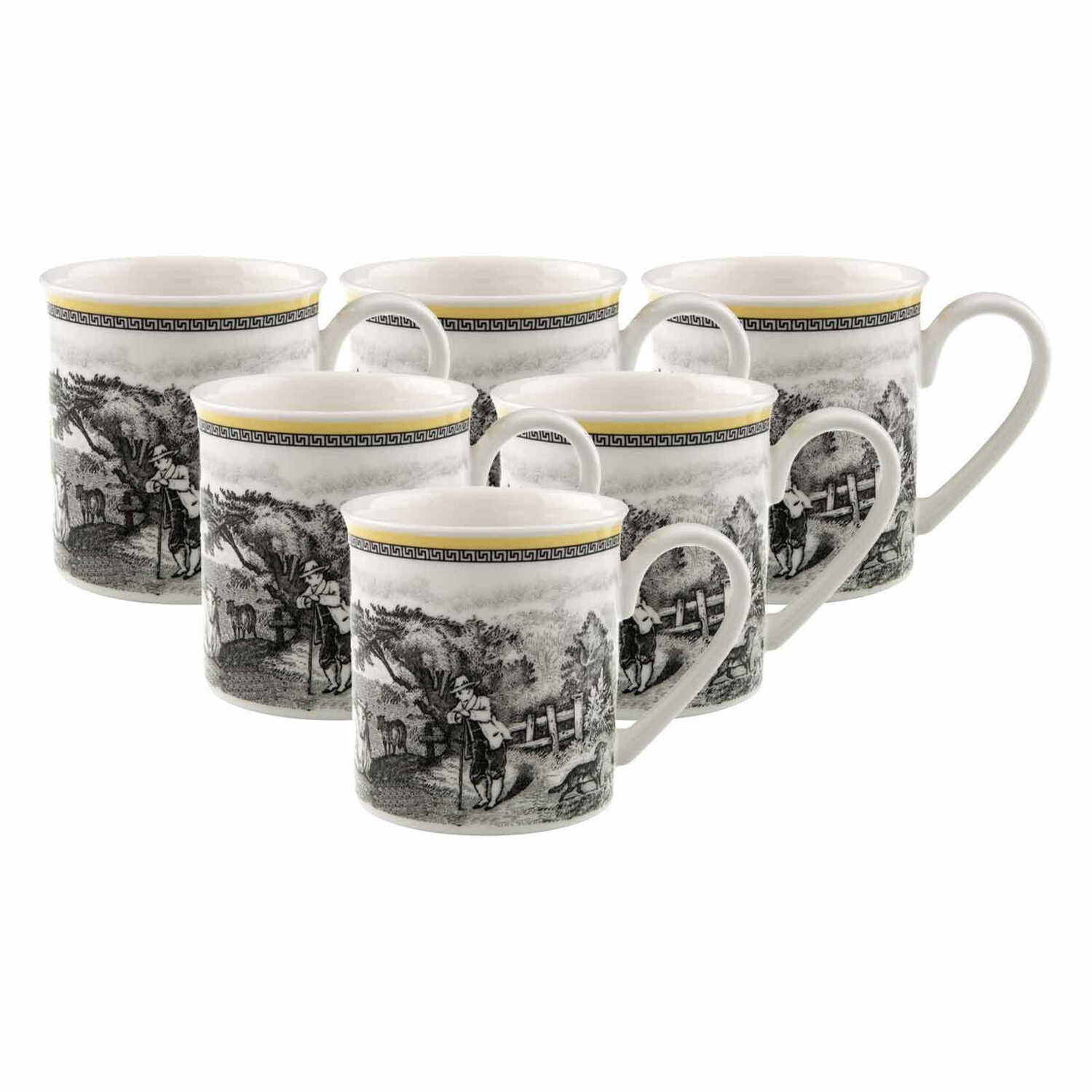 

Кофейная кружка Villeroy & Boch, 0,3 л, белый/серый/желтый