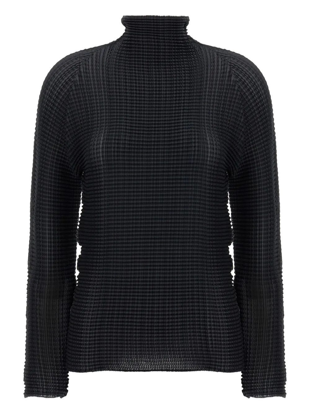 

Свитер с высоким воротом Issey Miyake, черный