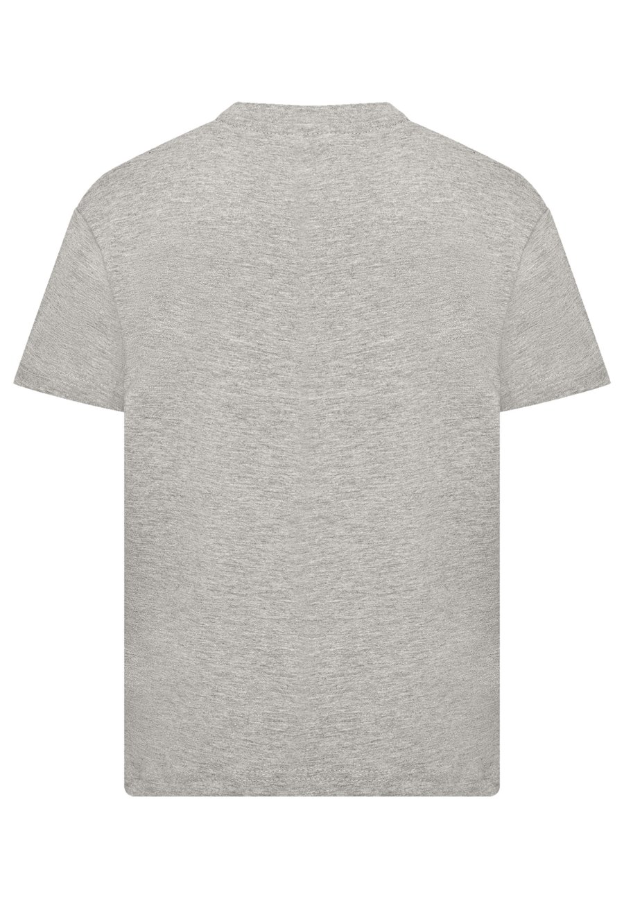 Футболка F4NT4STIC DINOSAURIER MONSTERTRUCK FEUER, Heather Grey/Grey — фото 4