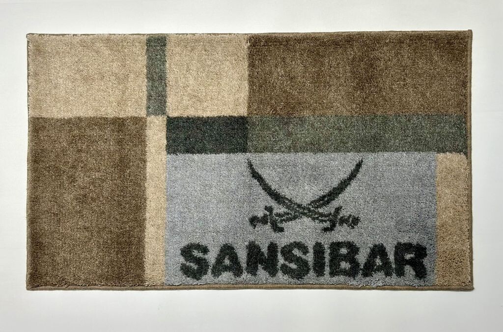

Коврик для ванной Sansibar CLIFF, высокий ворс 20 мм Sansibar Sylt, подходит для пола с подогревом, нескользящее покрытие, 55х65 см, серо-коричневый
