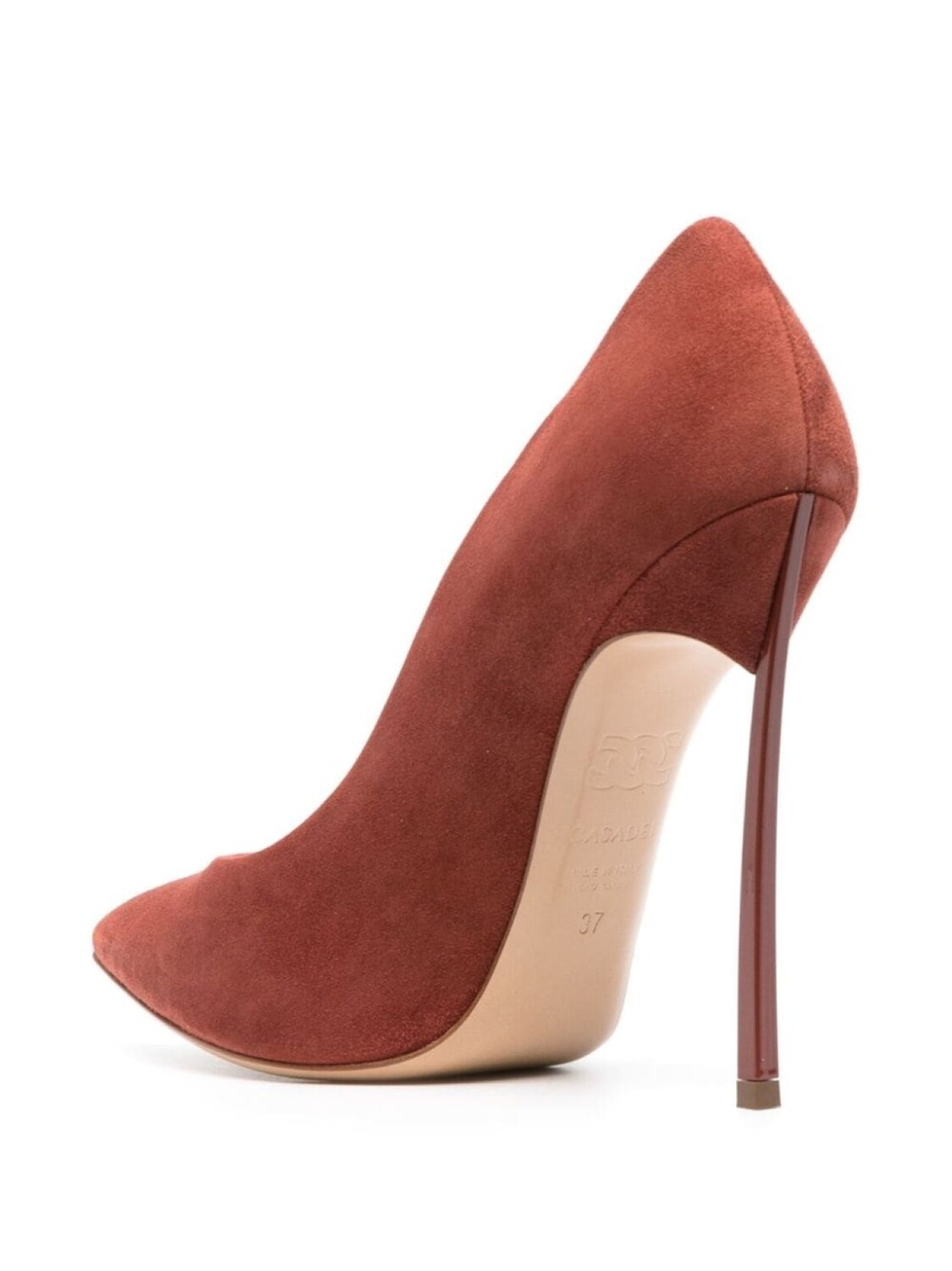 Casadei туфли Blade 120 с заостренным носком, коричневый — фото 3