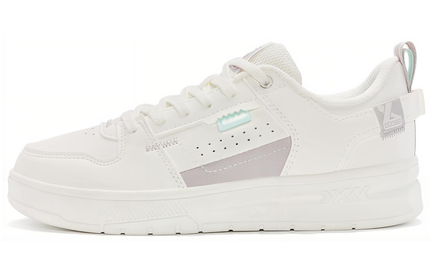 

Кроссовки XTEP Skateboarding Shoes Women's Low-top, белый/серый
