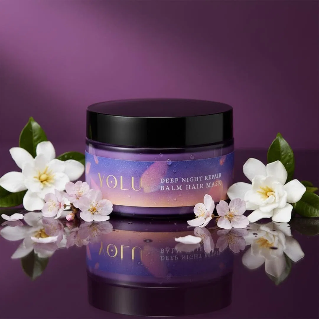 Маска для лица Yolu — Ночная для волос Sakura Deep Night Repair, , аромат вишни и гардении, 145 г — фото 2