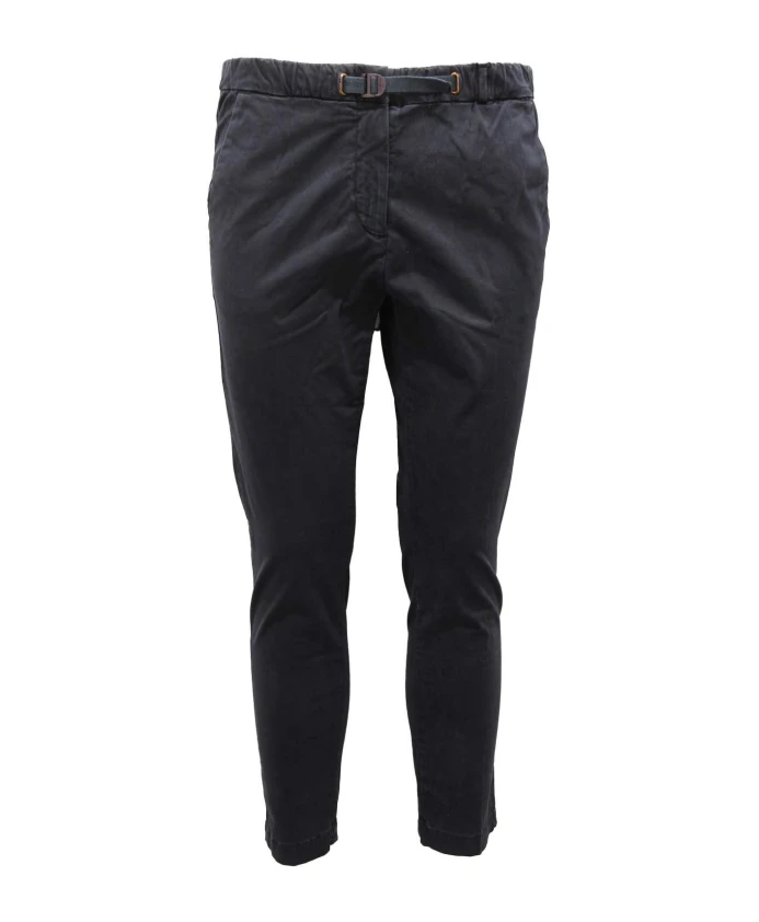 

Синие брюки Angelina из смесовой хлопковой ткани. White Sand, синий