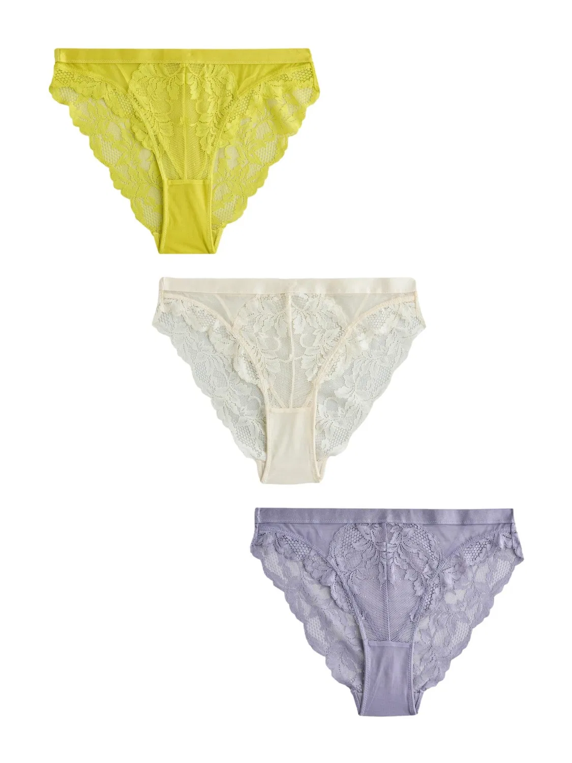 Трусы Next, Cream/Apple/Lavender
