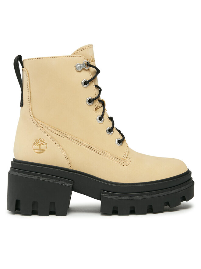 

Ботильоны на блочном каблуке Everleigh 6In Laceup Timberland, желтый