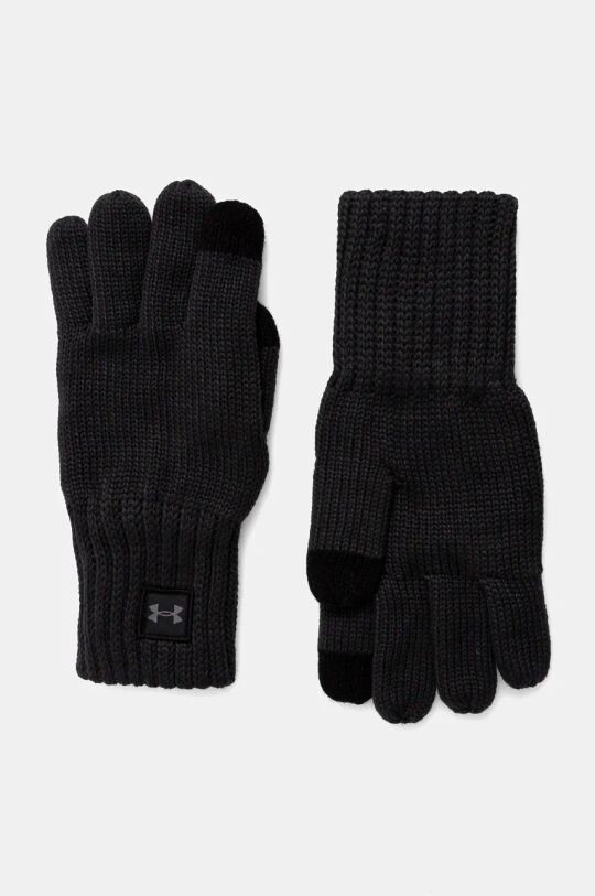 

Перчатки из смесовой шерсти Under Armour, черный
