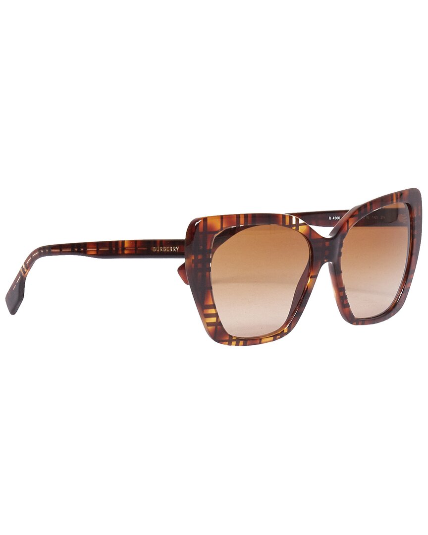 

Солнцезащитные очки Burberry женские BE4366 55 мм, цвет multi