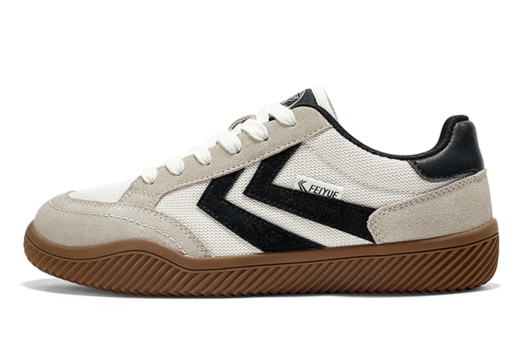 

Feiyue Немецкие армейские кеды устойчивые к истиранию низкие скейтбордские кроссовки унисекс бежево-черные, цвет Beige Black