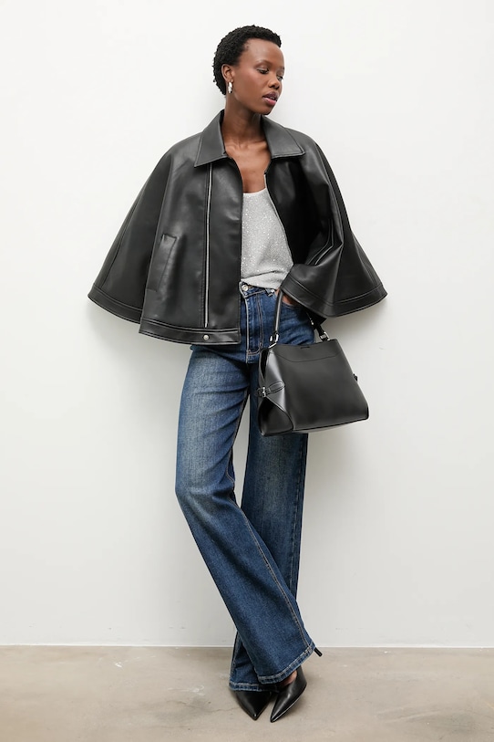 

Пончо Answear.LAB, черный