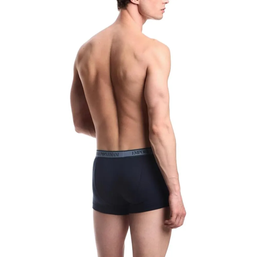 Трусы мужские 3 шт EMPORIO ARMANI, 3 Pack (ARMANI Blue+Pine Green+Blue Gray) — фото 3