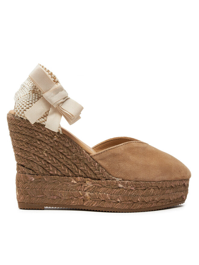 Эспадрильи Manebi Hamptons Heart-Shaped Wedge Espadrilles W 1.6, бежевый