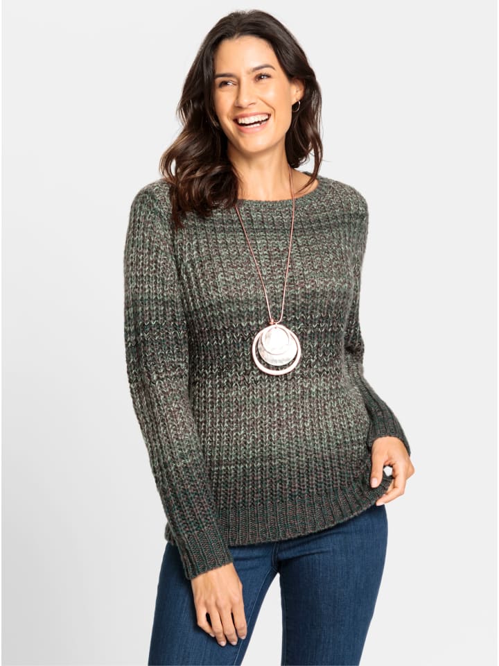 

Свитер с длинными рукавами в петролетовом узоре WITT WEIDEN