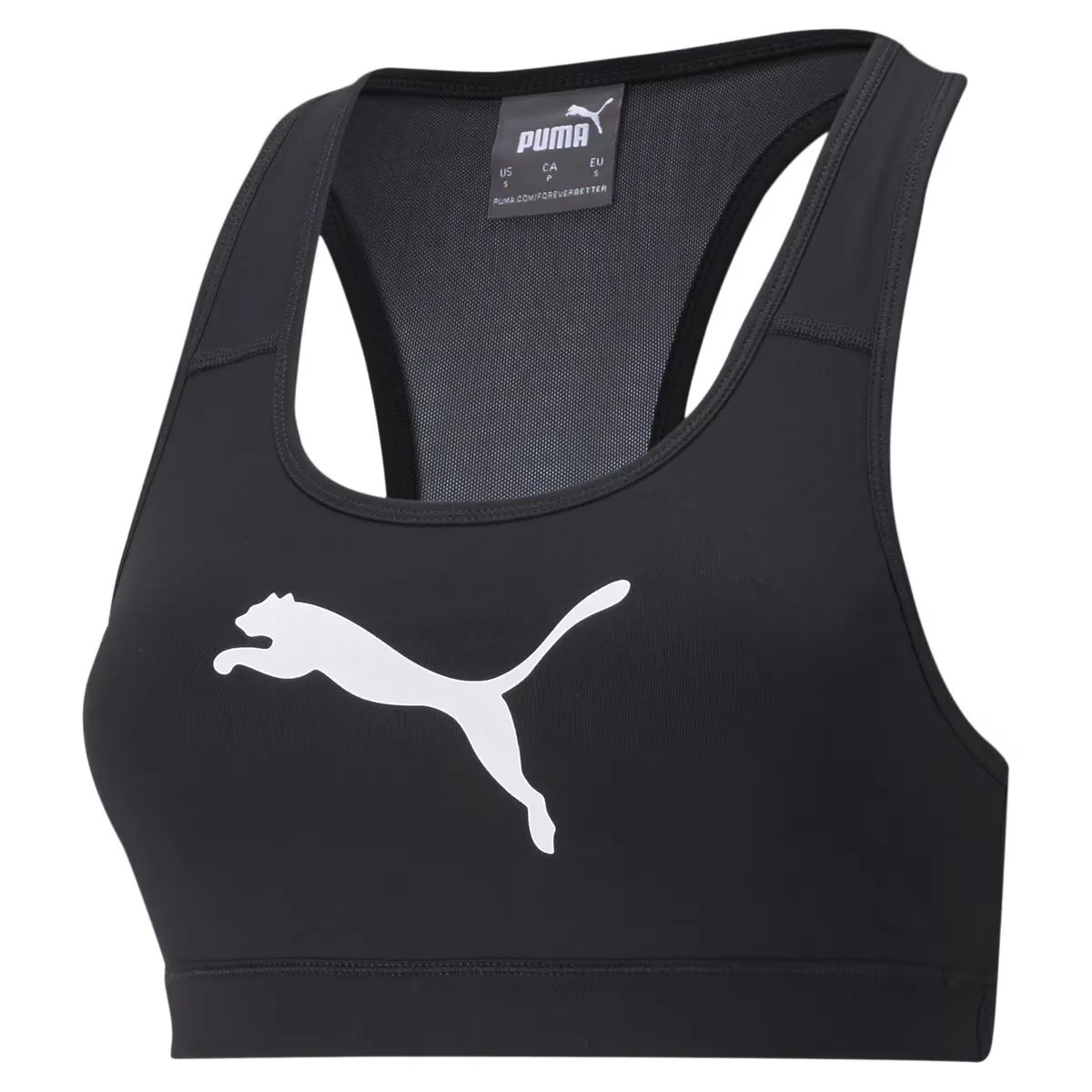 

Бюстгальтер Mid Impact 4Keep Женский топ Puma, чёрный