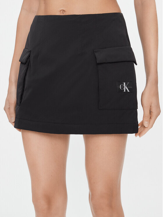 

Мини-юбка стандартного кроя Calvin Klein, черный