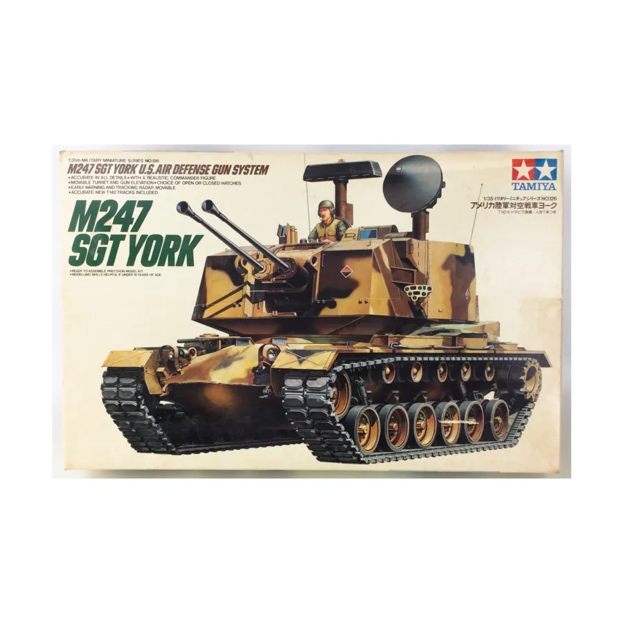 

M247 сержант Йорк, WWII Tank Models - 1/35 Scale