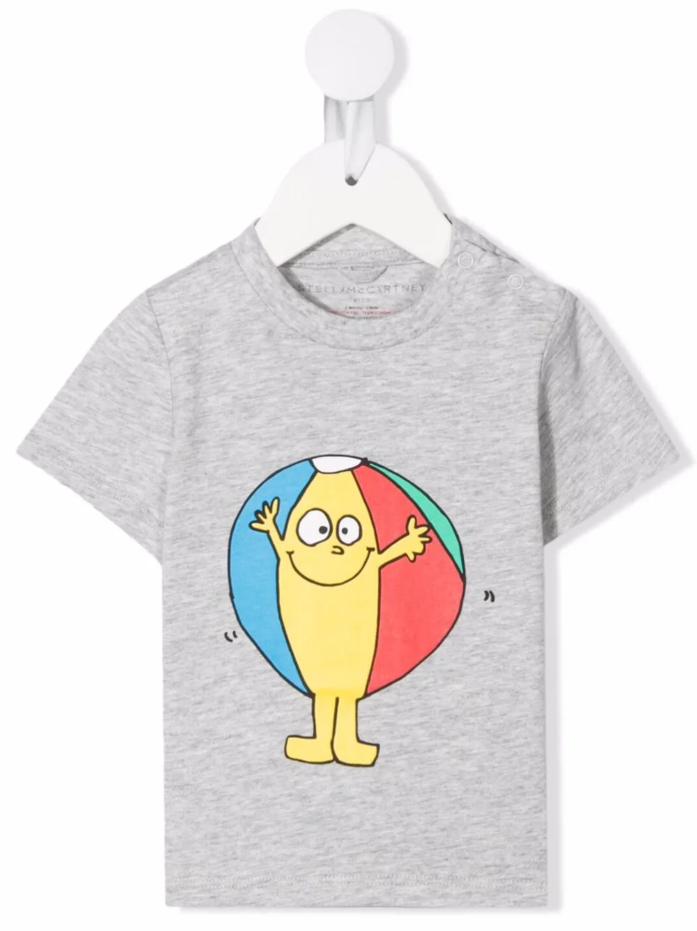 

Футболка Beachball с принтом Stella McCartney Kids, серый