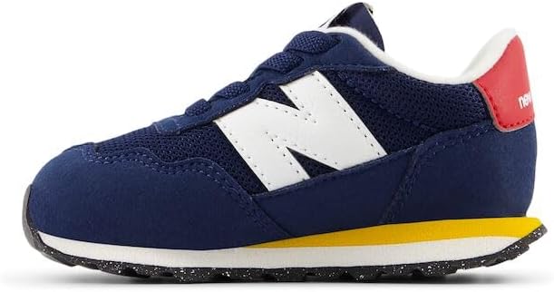 Детские кроссовки New Balance 237 V1 Bungee, темно-синий/золотой — фото 2
