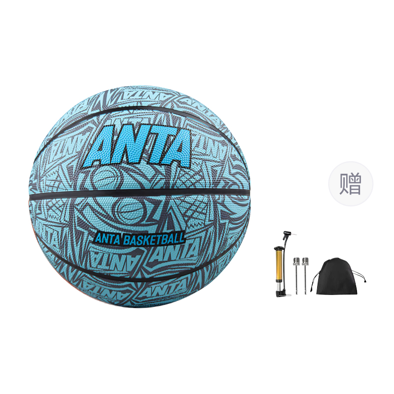 

ANTA Резиновый баскетбольный мяч blue размер 5, размер 7 тренировочный unisex