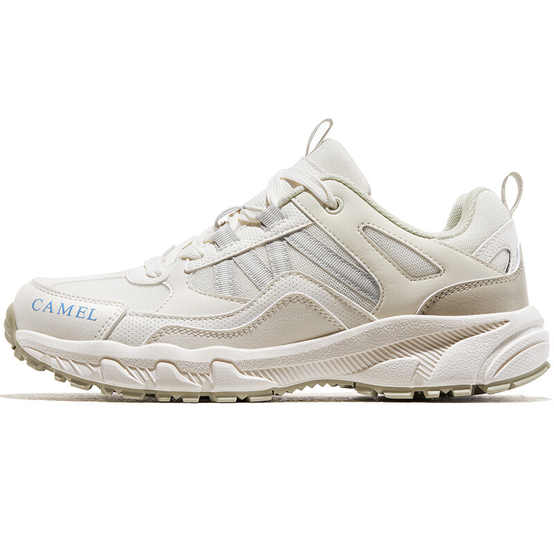 

Кроссовки женские Panlong Hiking Shoes Rococo White с низким верхом Camel