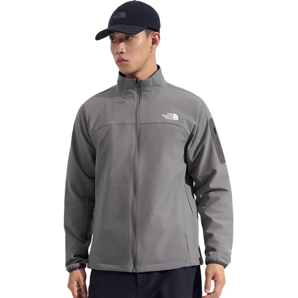 

Мужская куртка из софтшелла The North Face, 7e1/pearl серый/lava серый