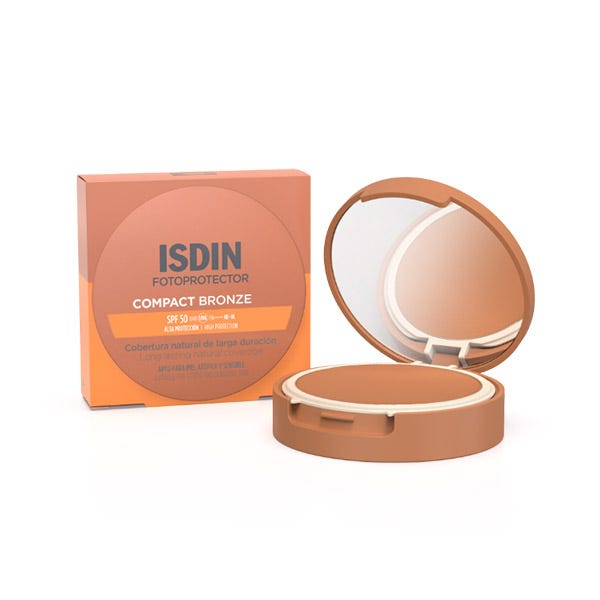 

Компактная пудра SPF50 Матовый и естественный финиш ISDIN, Bronze