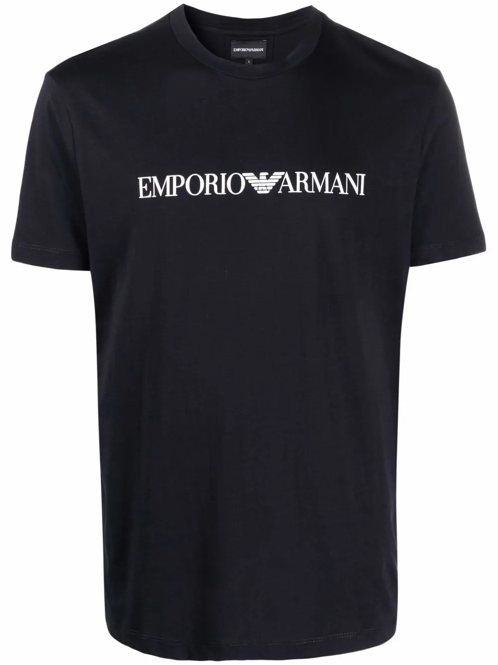 

Футболка с логотипом EMPORIO ARMANI, синий