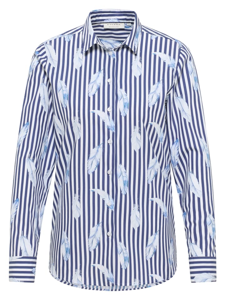 

Блузка REGULAR FIT синего цвета Eterna