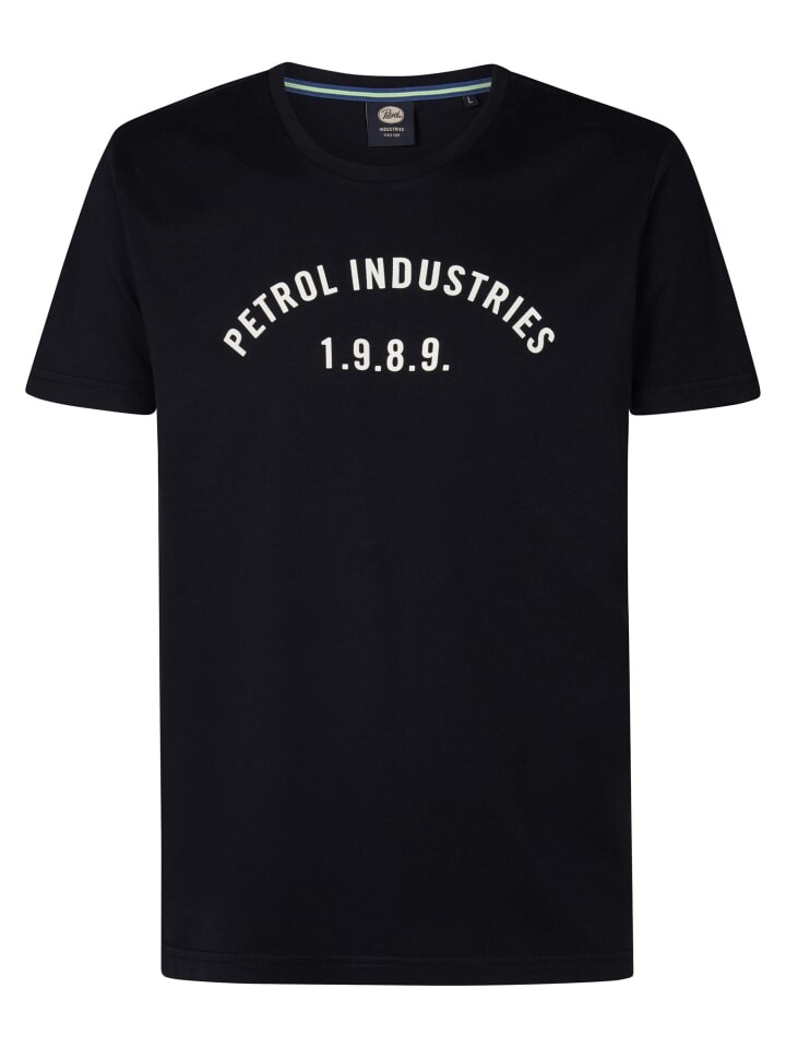 

Футболка Petrol Industries T-Shirt mit Logo Baranof, черный