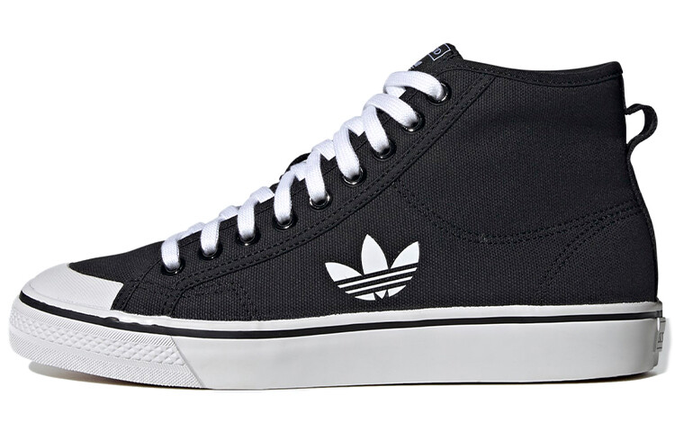 

Кроссовки Adidas Originals Nizza Hi Black, Черный, Кроссовки Adidas Originals Nizza Hi Black
